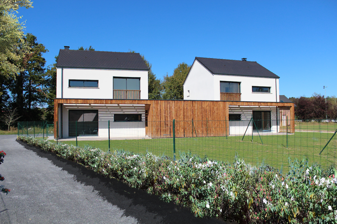 Maison K Sauvagnon : Construction de 2 maisons jumelées